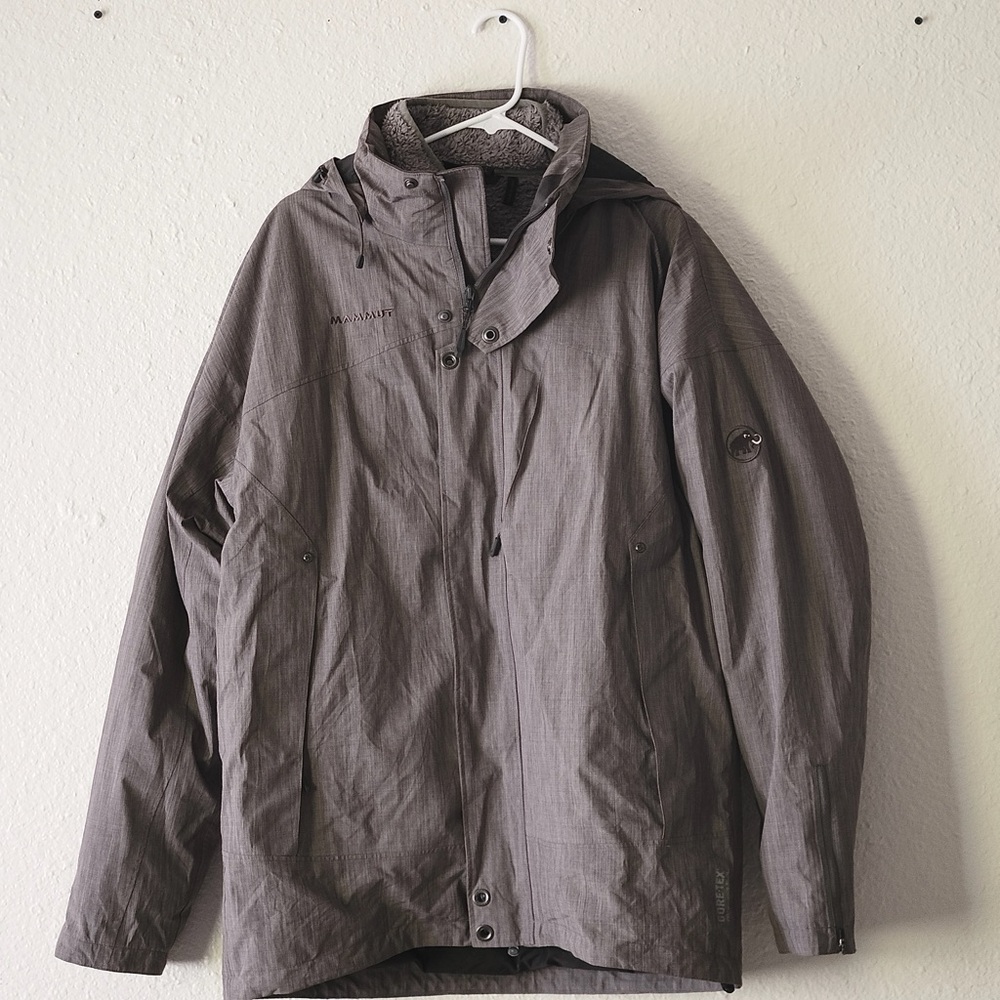 Mammut Gray Outdoor Performance Jacket size large